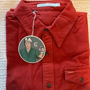 Criquet Flannel Shirt  NWT